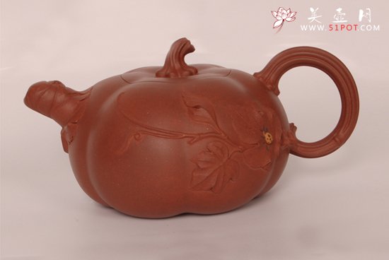 紫砂壶图片：南瓜 - 宜兴紫砂壶网