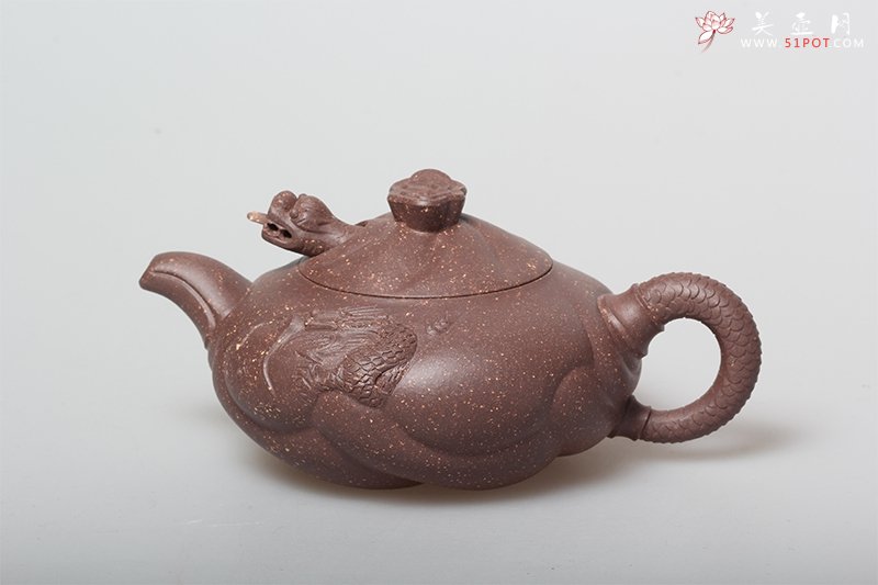 紫砂壶图片：鱼化龙 - 宜兴紫砂壶网
