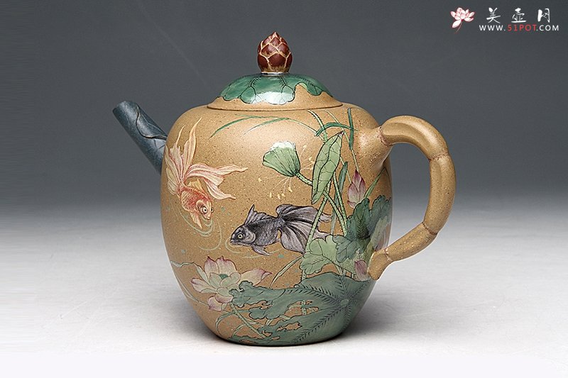 紫砂壶图片：花莲子 - 宜兴紫砂壶网