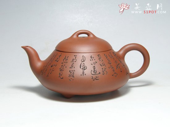 紫砂壶图片：矮石瓢 - 宜兴紫砂壶网