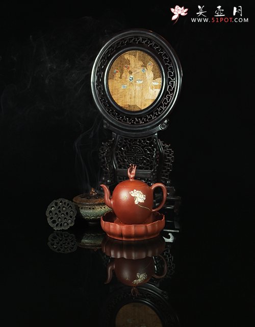 紫砂壶图片：拈花微笑-禅系列 - 宜兴紫砂壶网