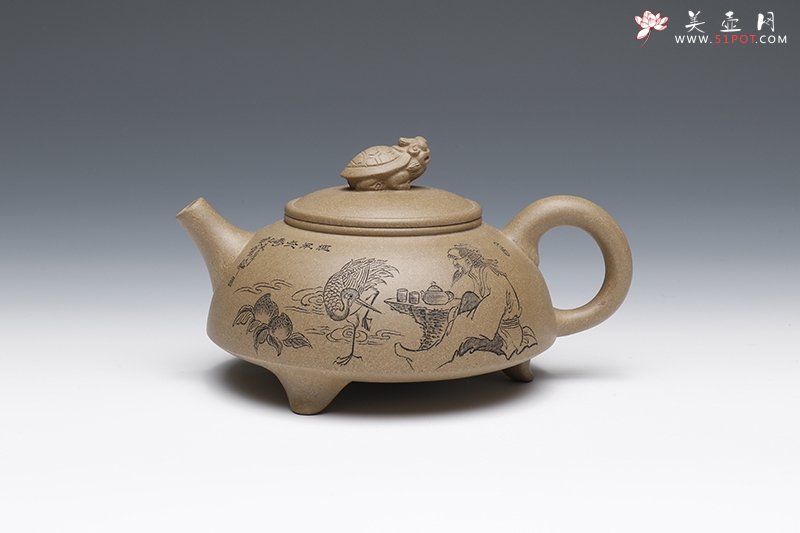 紫砂壶图片：延年益寿 - 宜兴紫砂壶网