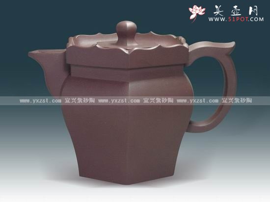 紫砂壶图片：僧帽 - 宜兴紫砂壶网