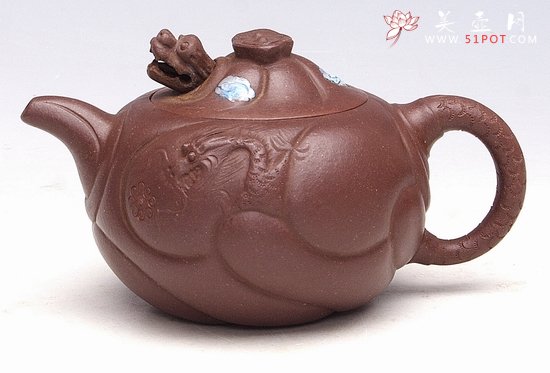 紫砂壶图片：小鱼化龙 - 宜兴紫砂壶网