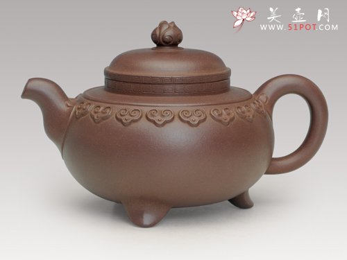 紫砂壶图片：云肩如意 - 宜兴紫砂壶网