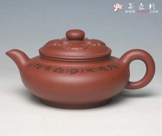 紫砂壶图片：婉芬如意壶 - 宜兴紫砂壶网