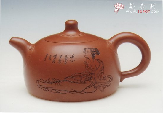 紫砂壶图片：冰心玉女 - 宜兴紫砂壶网