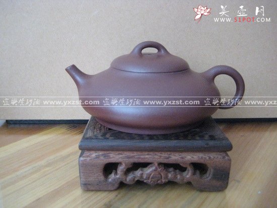 紫砂壶图片：瘦石瓢 - 宜兴紫砂壶网