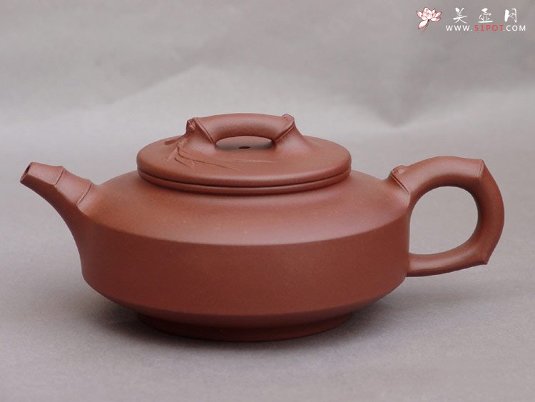紫砂壶图片：竹韵壶 - 宜兴紫砂壶网