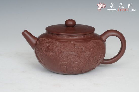 紫砂壶图片：直嘴九龙 - 宜兴紫砂壶网
