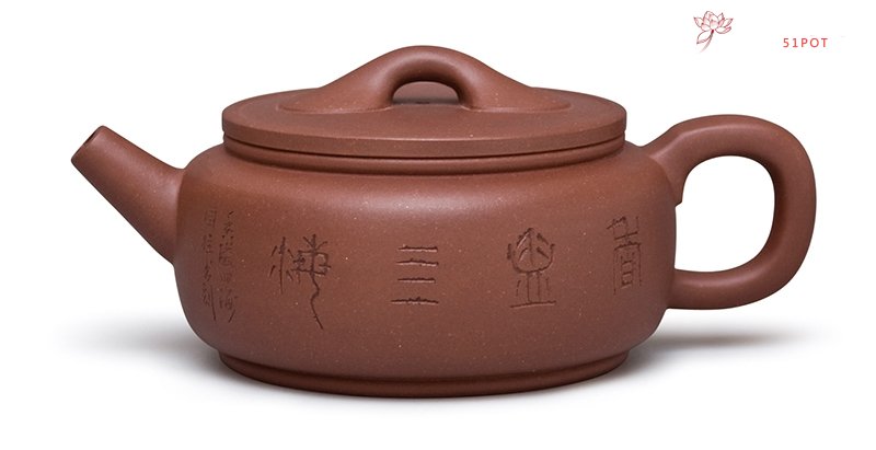 紫砂壶图片：扁墩 - 宜兴紫砂壶网