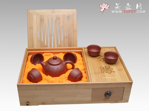 紫砂壶图片：清风套壶 - 宜兴紫砂壶网