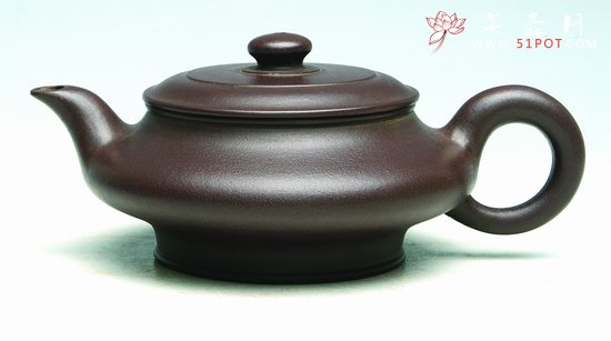 紫砂壶图片：虚扁 - 宜兴紫砂壶网