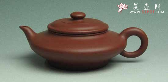 紫砂壶图片：虚扁 - 宜兴紫砂壶网