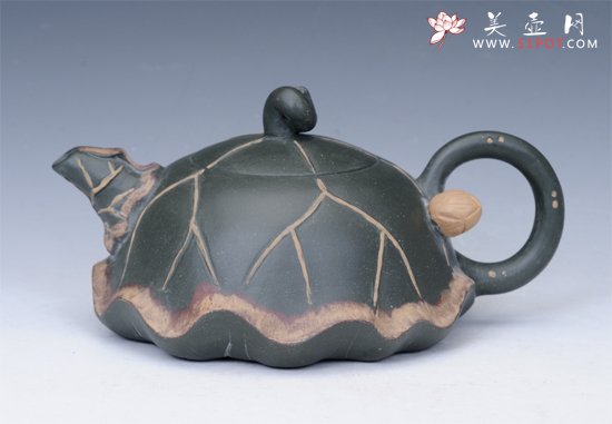 紫砂壶图片：荷叶 - 宜兴紫砂壶网