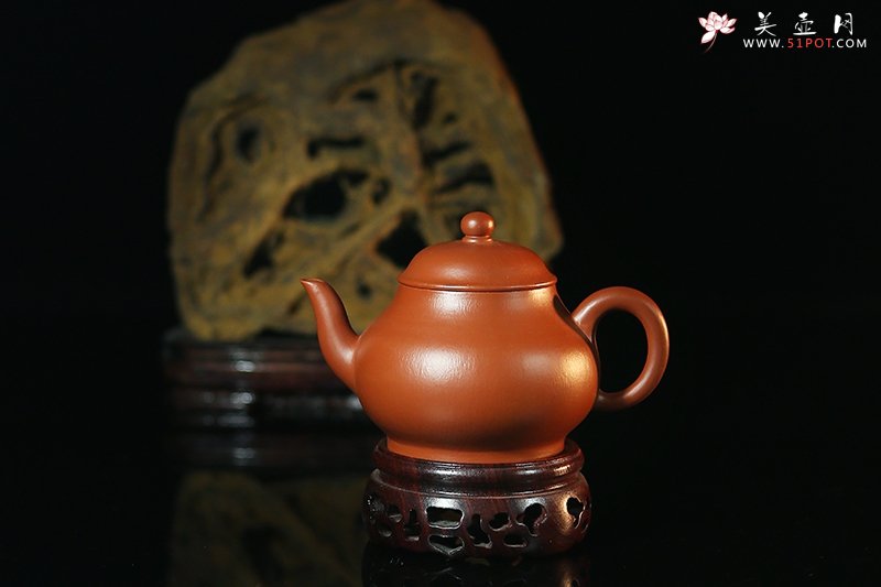 紫砂壶图片：心经一式赵庄朱泥260cc - 宜兴紫砂壶网