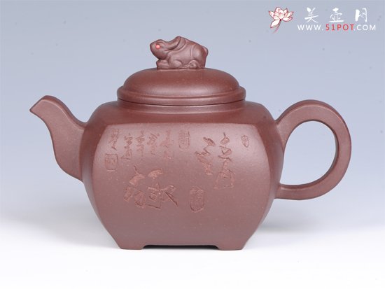 紫砂壶图片：- 月兔 - - 宜兴紫砂壶网