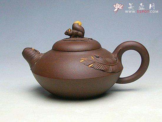 紫砂壶图片：逸趣壶 - 宜兴紫砂壶网