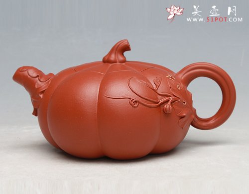紫砂壶图片：南瓜壶 - 宜兴紫砂壶网
