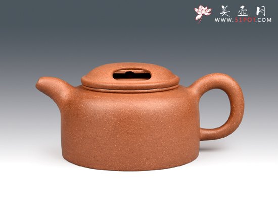 紫砂壶图片：牛盖莲子 - 宜兴紫砂壶网