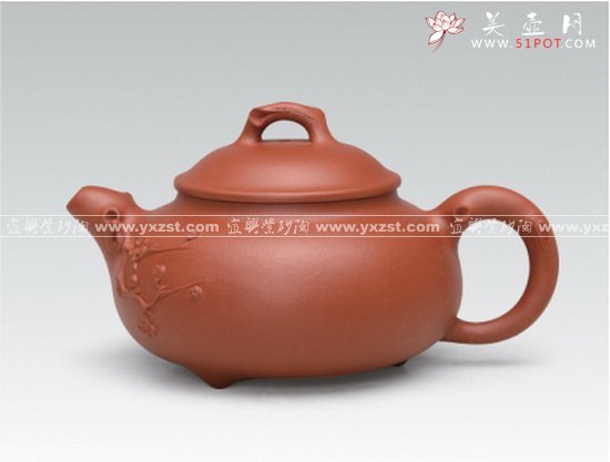 紫砂壶图片：喜上眉梢 - 宜兴紫砂壶网