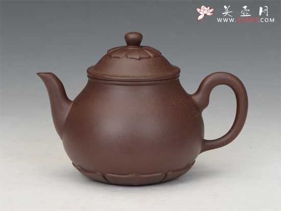 紫砂壶图片：莲韵壶 - 宜兴紫砂壶网