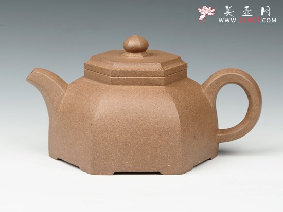 紫砂壶图片：平盖六方 - 宜兴紫砂壶网