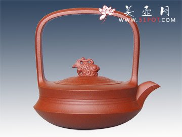 紫砂壶图片：有余提梁 - 宜兴紫砂壶网