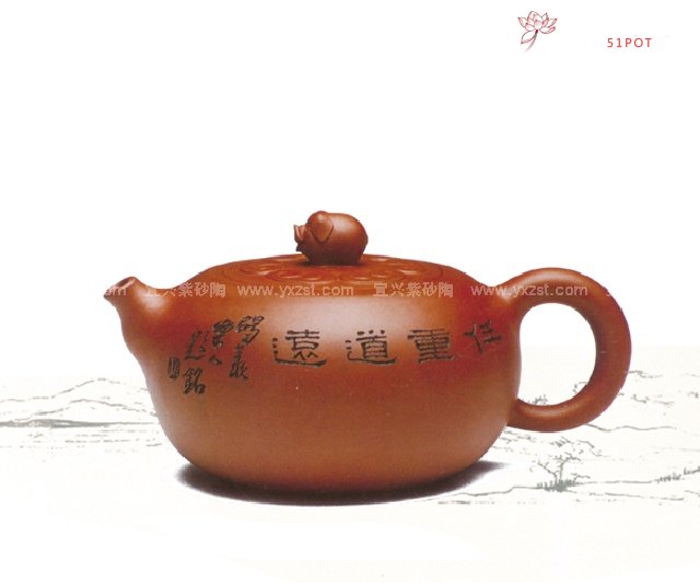 紫砂壶图片：诸事如意 - 宜兴紫砂壶网