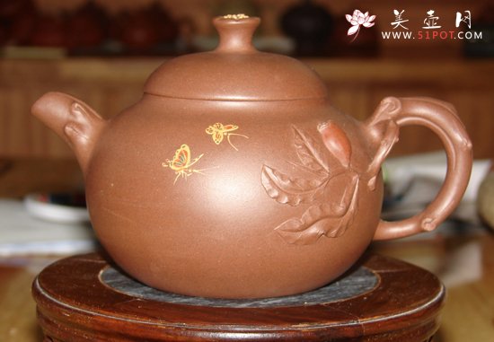 紫砂壶图片：石榴壶 - 宜兴紫砂壶网