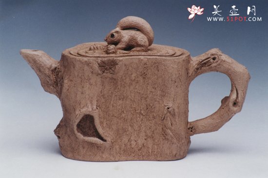 紫砂壶图片：闲趣段泥 - 宜兴紫砂壶网
