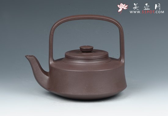 紫砂壶图片：提璧提梁 - 宜兴紫砂壶网