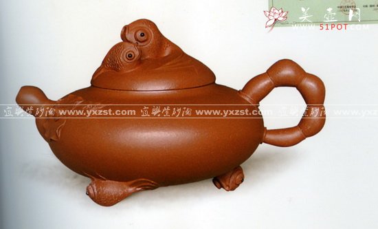 紫砂壶图片：金鱼壶 - 宜兴紫砂壶网