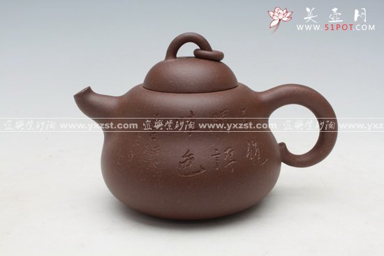 紫砂壶图片：葫芦 - 宜兴紫砂壶网