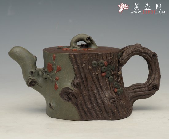 紫砂壶图片：松梅颂 - 宜兴紫砂壶网