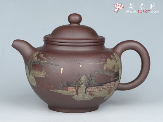 紫砂壶图片：掇球 - 宜兴紫砂壶网