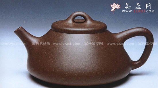 紫砂壶图片：子冶石瓢壶 - 宜兴紫砂壶网
