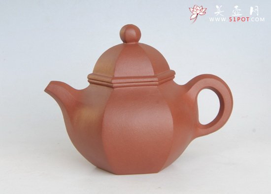 紫砂壶图片：六方掇球 - 宜兴紫砂壶网