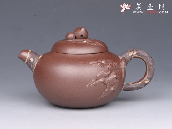 紫砂壶图片：小桃壶 - 宜兴紫砂壶网