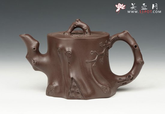 紫砂壶图片：桩壶 - 宜兴紫砂壶网