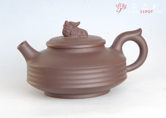 紫砂壶图片：玉带祥龙 - 宜兴紫砂壶网