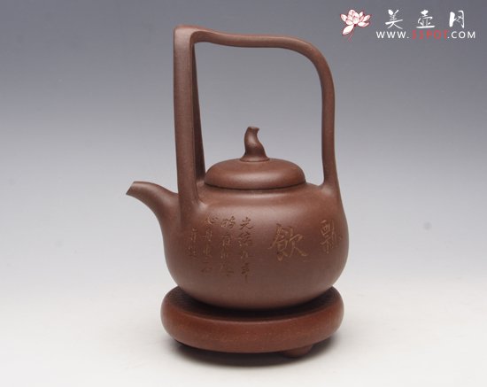 紫砂壶图片：心舟扁提 - 宜兴紫砂壶网