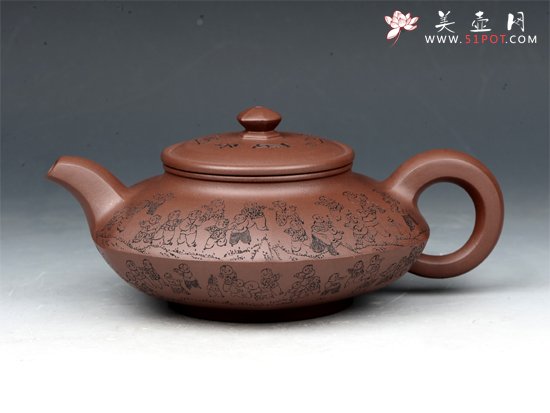 紫砂壶图片：六六大顺 - 宜兴紫砂壶网