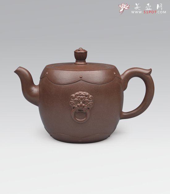 紫砂壶图片：玲珑鼓 - 宜兴紫砂壶网