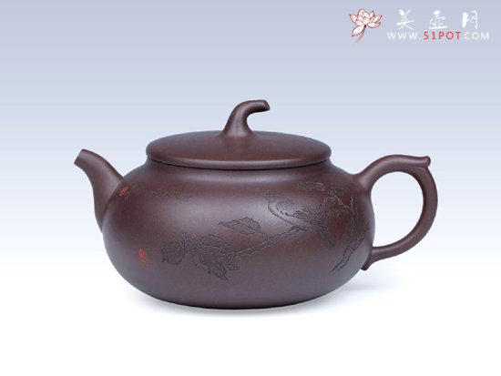 紫砂壶图片：茄段 - 宜兴紫砂壶网