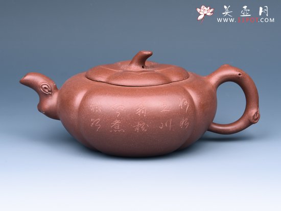 紫砂壶图片：柿扁 - 宜兴紫砂壶网