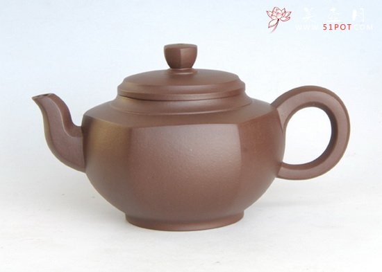 紫砂壶图片：六方玉碗 - 宜兴紫砂壶网