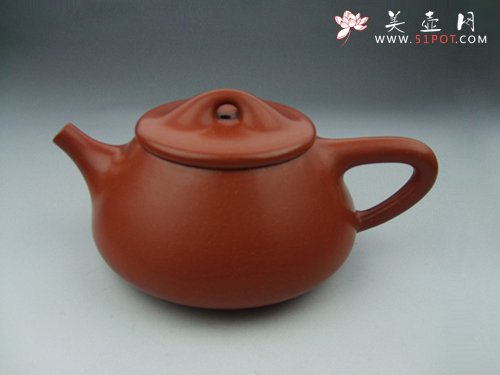 紫砂壶图片：朱泥石瓢 - 宜兴紫砂壶网