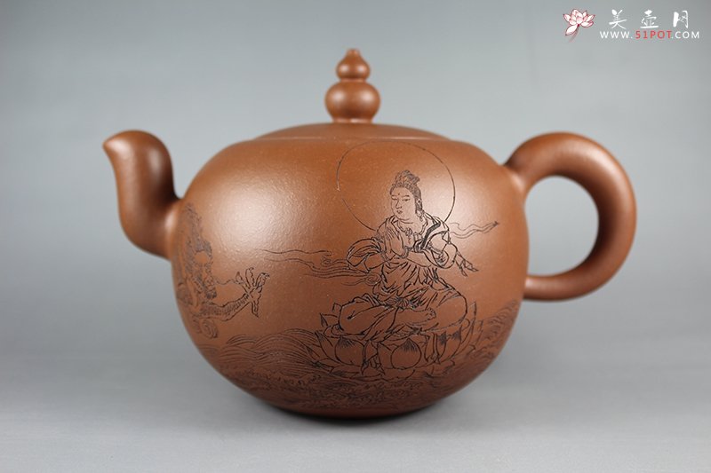 紫砂壶图片：大佛珠壶 - 宜兴紫砂壶网