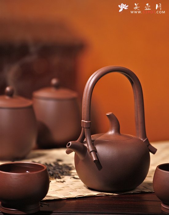 紫砂壶图片：藤提 - 宜兴紫砂壶网